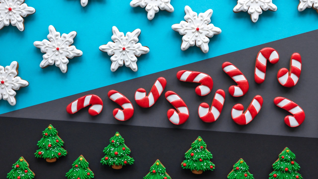 Christmas Cookie Flat Lay Wallpapers
