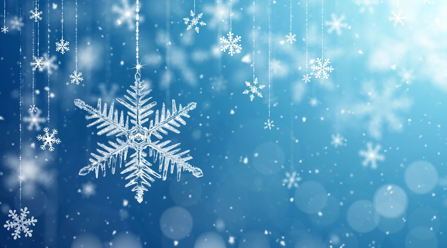 Christmas Snowflake Macro Wallpapers