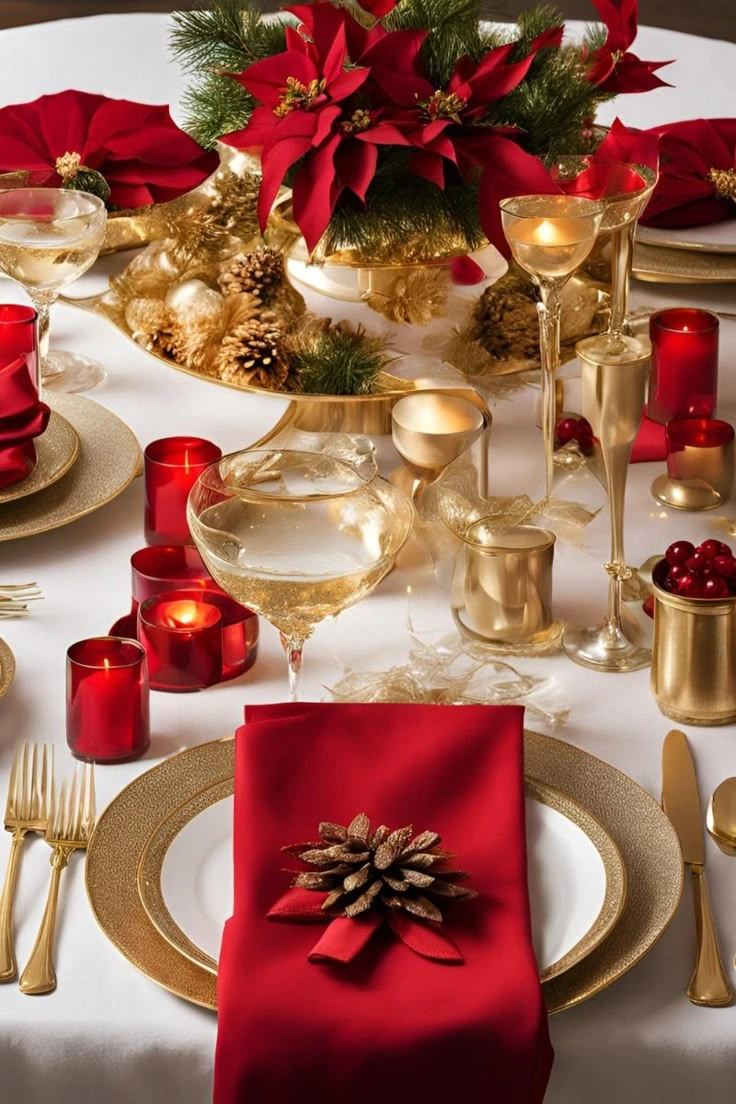 Christmas Table Setting Wallpapers