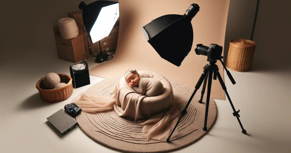 Creative Lighting Techniques on Newborn Photography