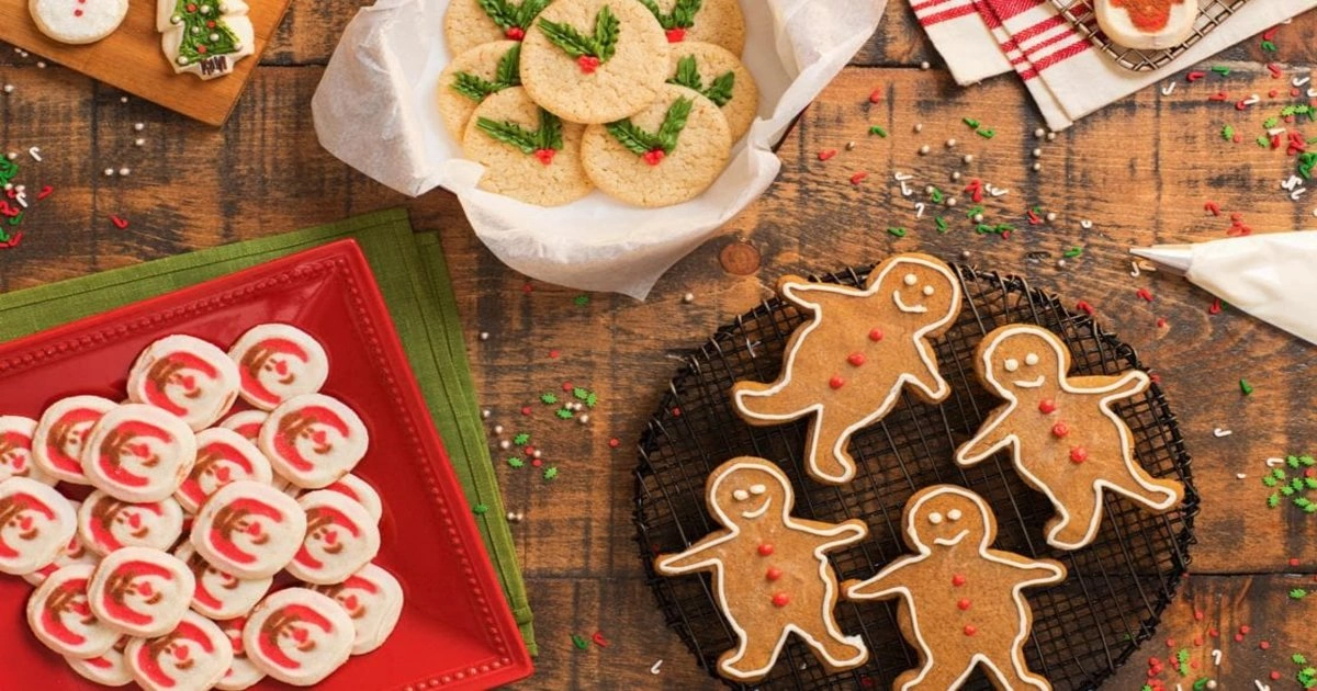Gingerbread and holiday baking christmas