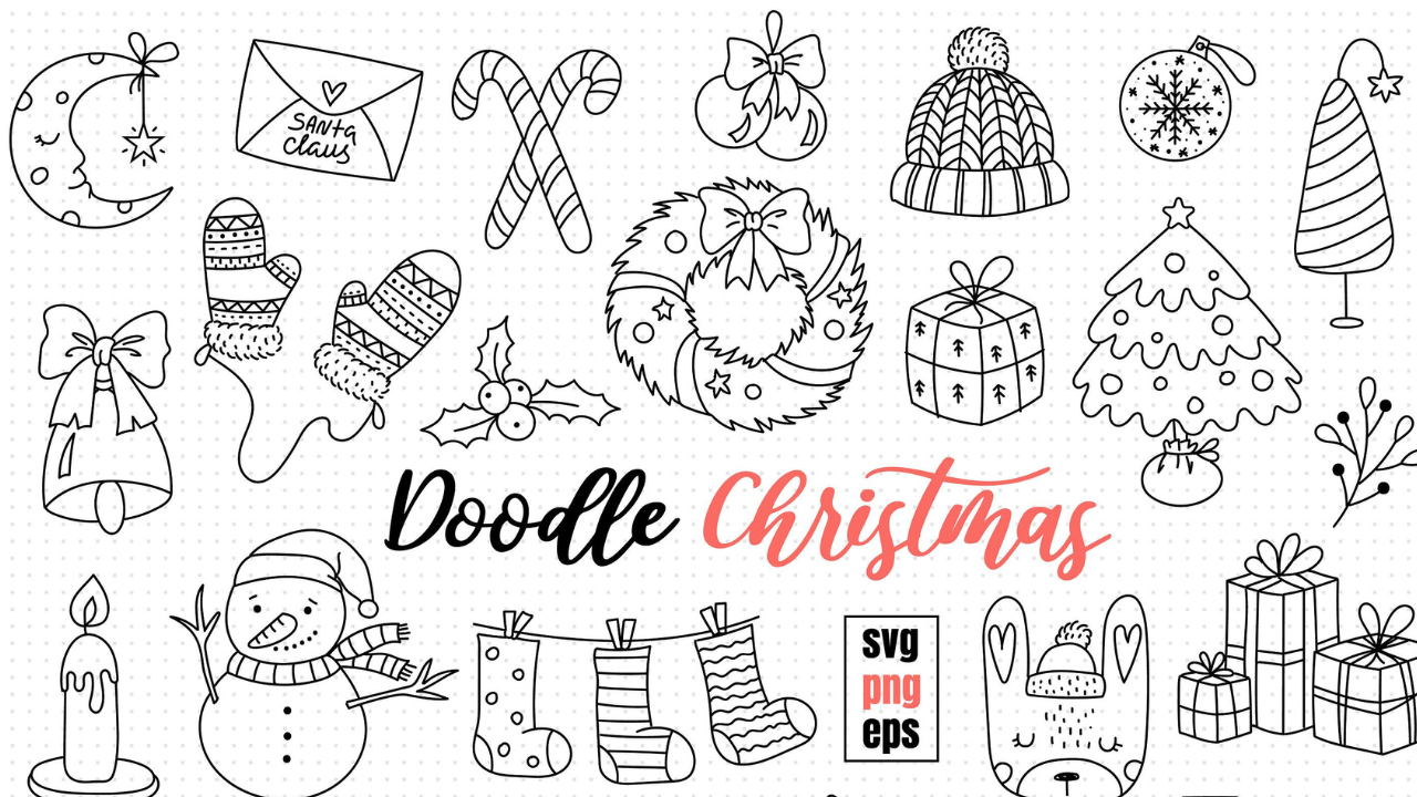 Hand-drawn Christmas