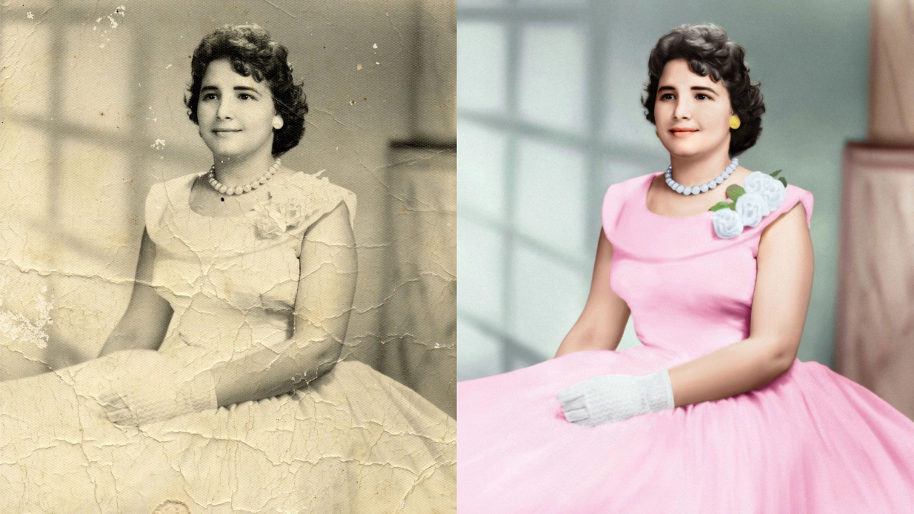 Old Photo Retouching photoshop