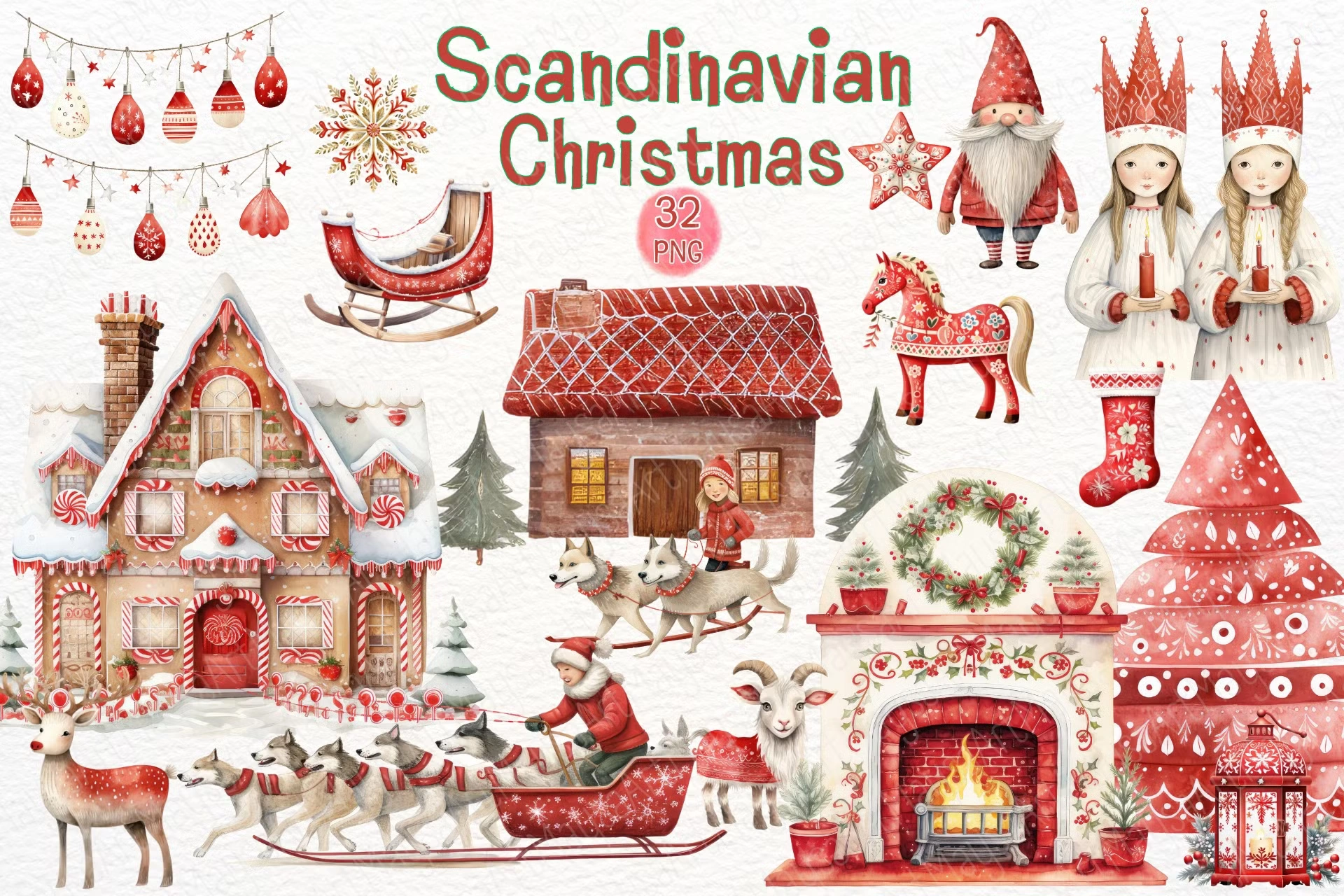 Scandinavian Christmas Wallpapers
