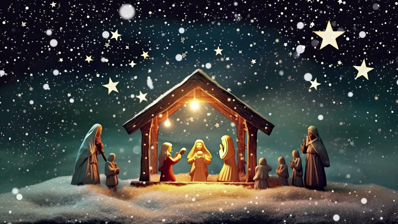 Traditional Nativity Scene