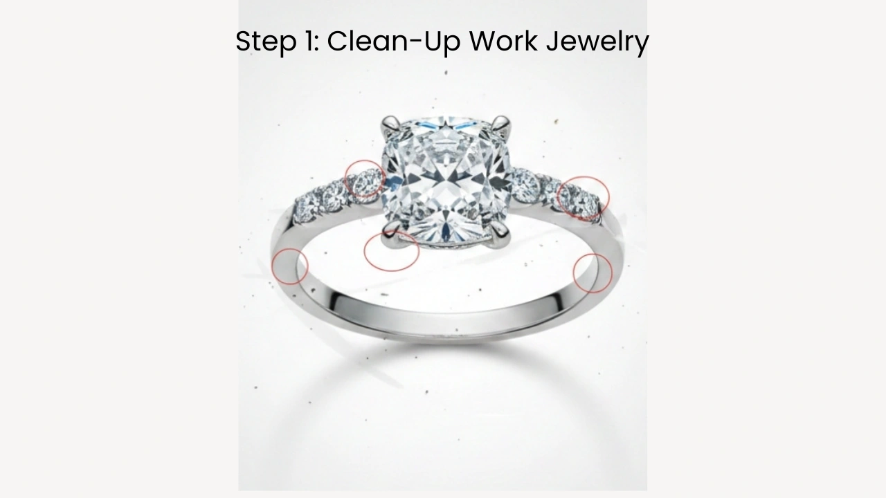 Step 1 Clean-Up Work Jewelry