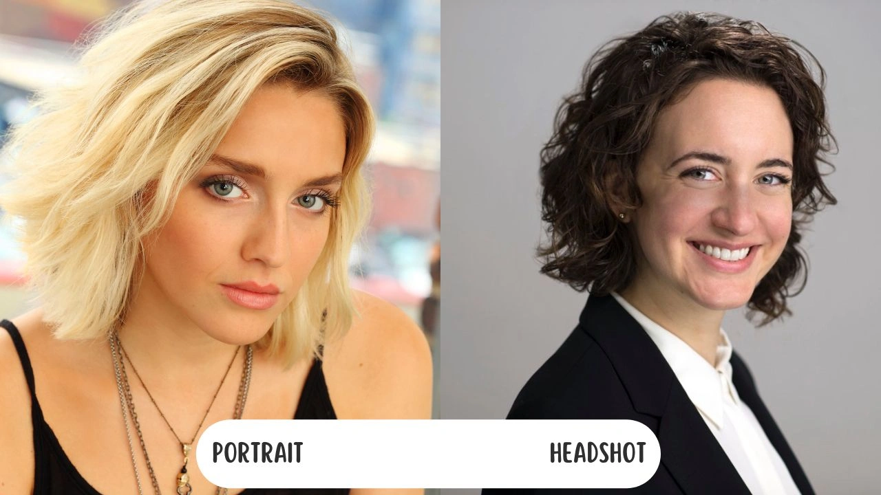 Headshot Retouching vs Portrait Retouching