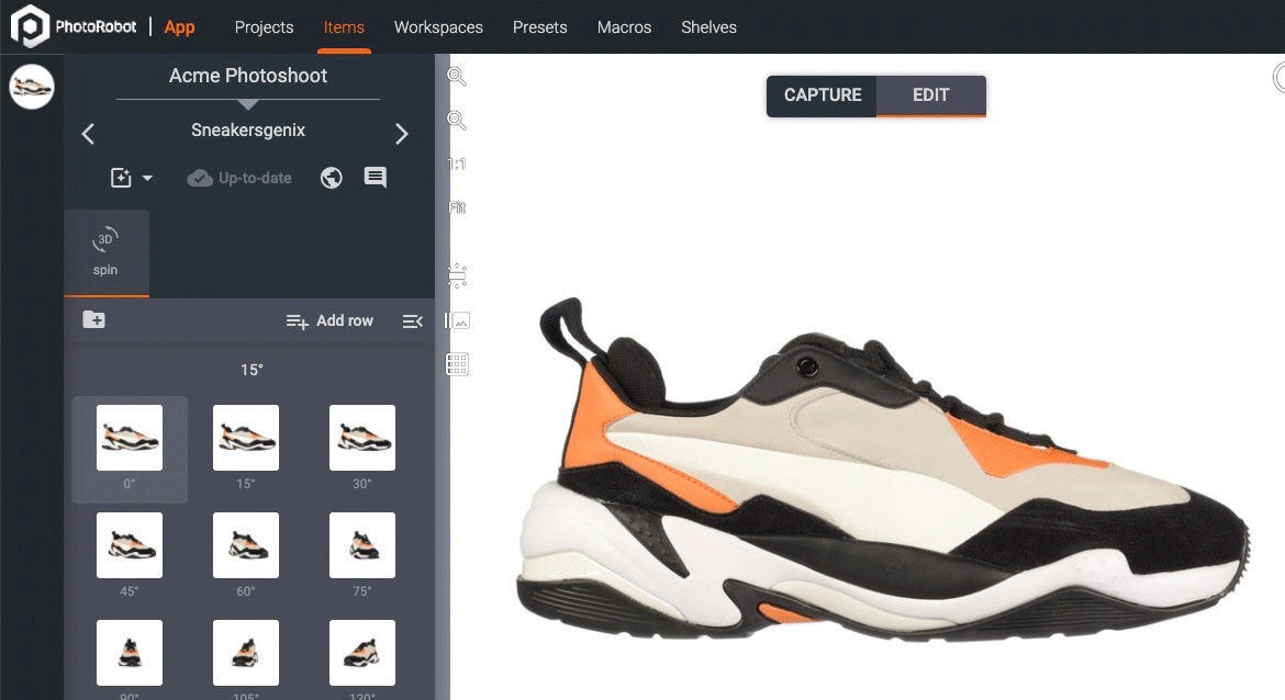 Using PhotoRobot photography turntables