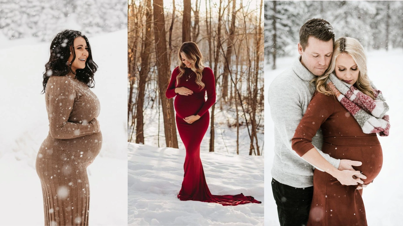Winter Maternity Photoshoot Ideas